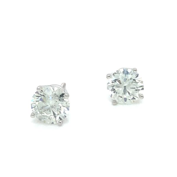 14K White Gold Lab Grown Diamond Studs Jaymark Jewelers Cold Spring, NY