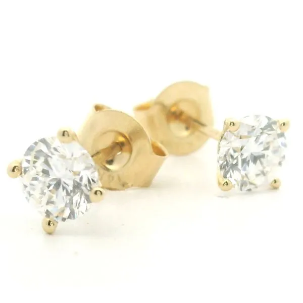 14k Yellow Gold Lab Grown Diamond Studs Jaymark Jewelers Cold Spring, NY