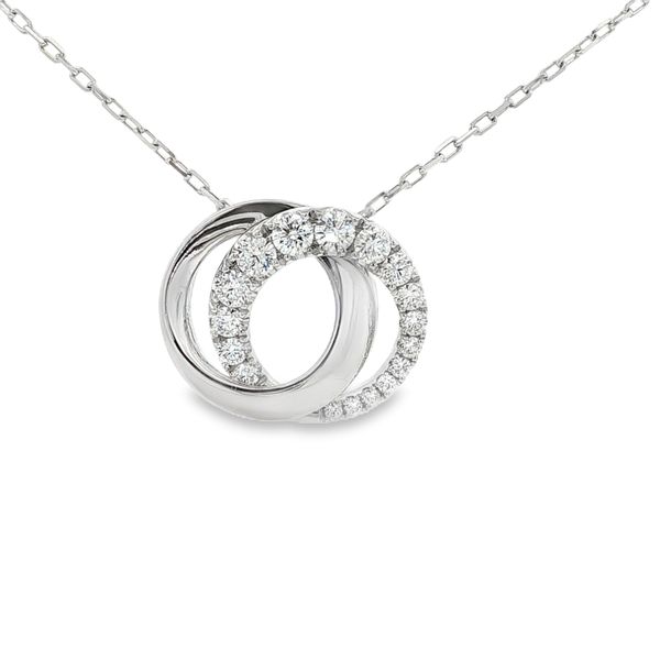 14K White Gold Diamond Necklace Jaymark Jewelers Cold Spring, NY