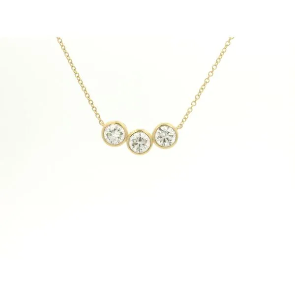 14K Yellow Gold Lab Grown Diamond Necklace Jaymark Jewelers Cold Spring, NY