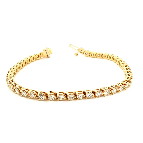 14k Yellow Gold Tennis Bracelet 5.65cttw Jaymark Jewelers Cold Spring, NY