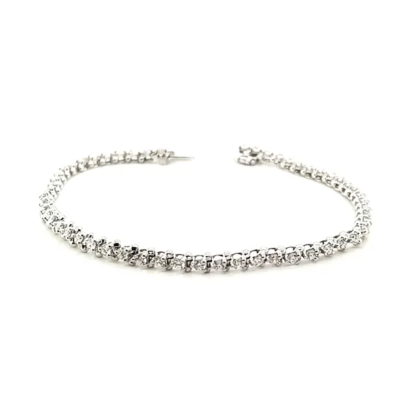 14kt White Gold Diamond Tennis Bracelet Jaymark Jewelers Cold Spring, NY