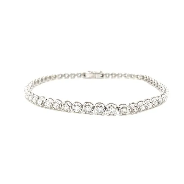 14K White Gold Diamond Tennis Bracelet, 1.99cttw Jaymark Jewelers Cold Spring, NY