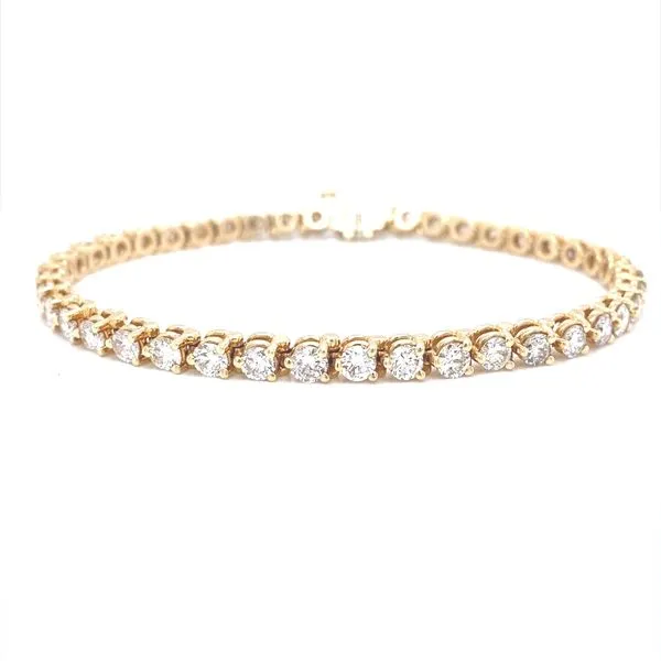14K Yellow Gold Diamond Tennis Bracelet, 5.65cttw Jaymark Jewelers Cold Spring, NY