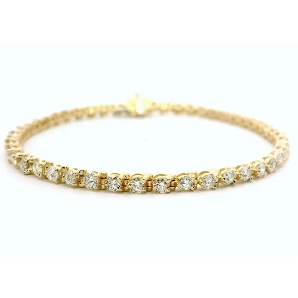 14K Yellow Gold Diamond Tennis Bracelet, 3.00cttw Jaymark Jewelers Cold Spring, NY