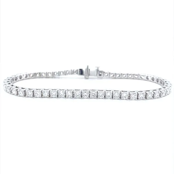 14K White Gold Lab Grown Diamond Tennis Bracelet, 5cttw Jaymark Jewelers Cold Spring, NY