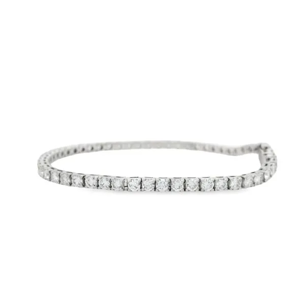 14K White Gold Lab Grown Diamond Bracelet Jaymark Jewelers Cold Spring, NY