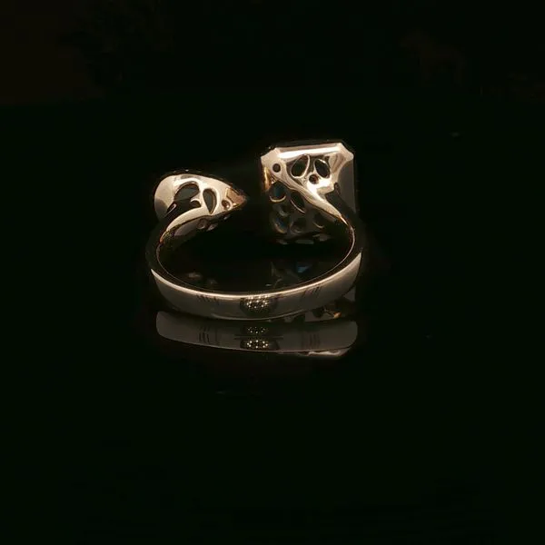 14K Yellow Gold Blue Topaz and Opal Ring Image 4 Jaymark Jewelers Cold Spring, NY