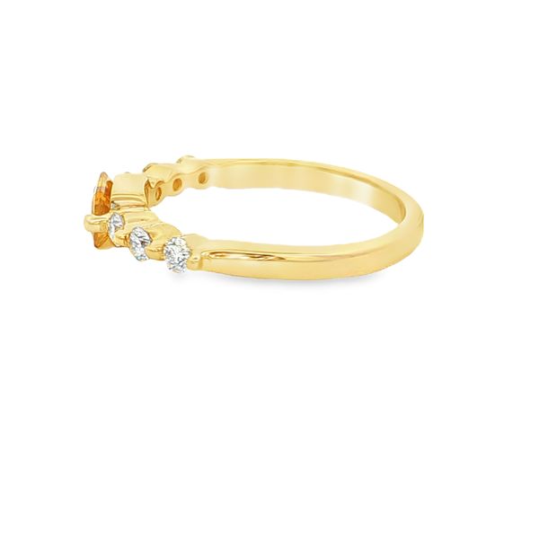 14K Yellow Gold Yellow Sapphire and Diamond Ring Image 2 Jaymark Jewelers Cold Spring, NY
