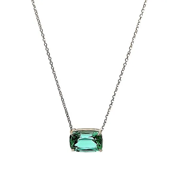 14K Yellow Gold Tourmaline Necklace Jaymark Jewelers Cold Spring, NY