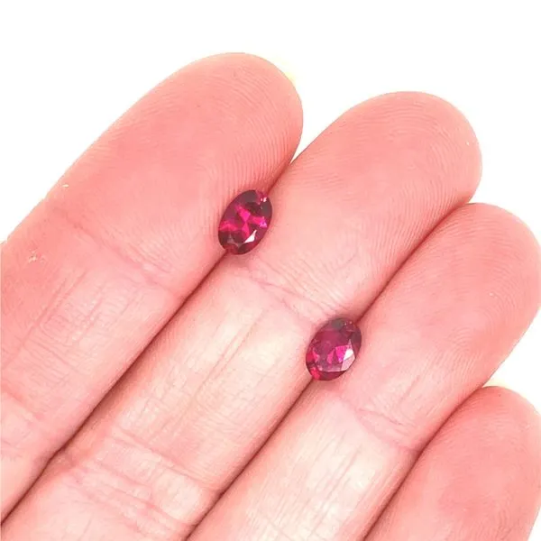 Pair of Oval Pink Tourmaline, .80cttw Image 3 Jaymark Jewelers Cold Spring, NY
