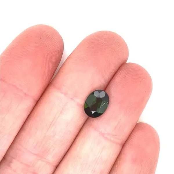 Oval Green Tourmaline, 1.2ct Image 3 Jaymark Jewelers Cold Spring, NY