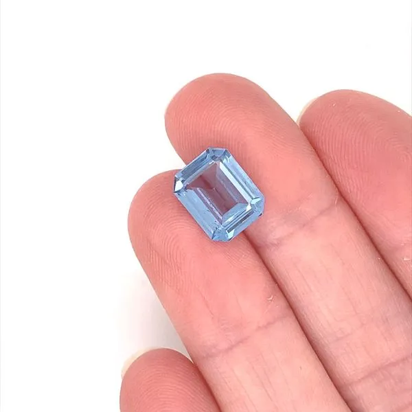 Emerald Cut Blue Topaz, 3.30ct Image 3 Jaymark Jewelers Cold Spring, NY