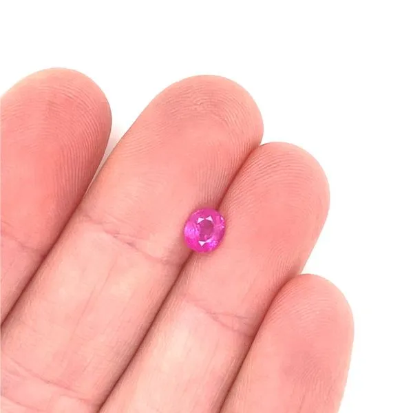 Oval Ruby, 0.61ct Image 3 Jaymark Jewelers Cold Spring, NY