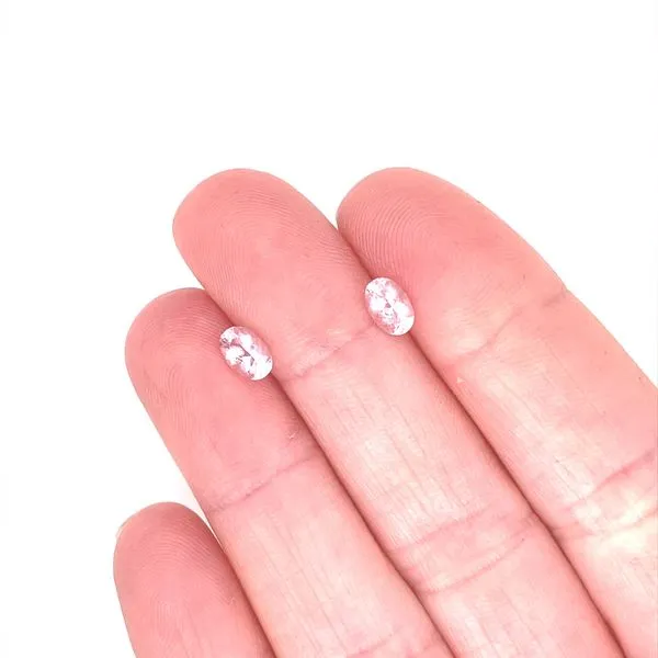 Pair of Oval Morganite, 6x4mm Image 2 Jaymark Jewelers Cold Spring, NY