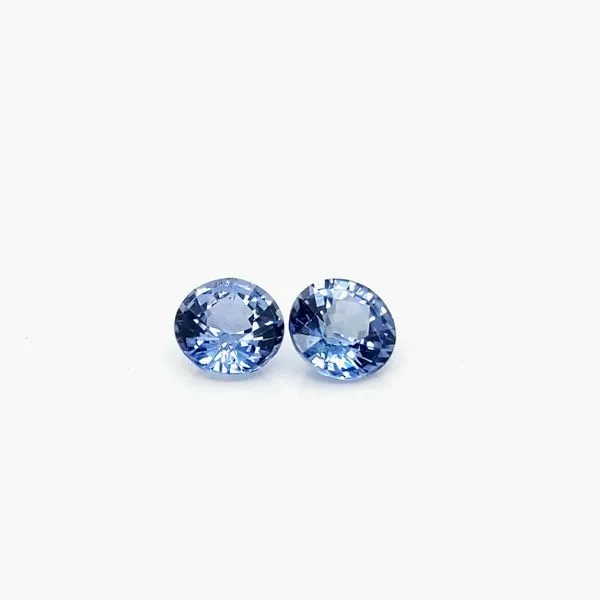 Pair of Round Ceylon Sapphires, 1.91cttw Jaymark Jewelers Cold Spring, NY