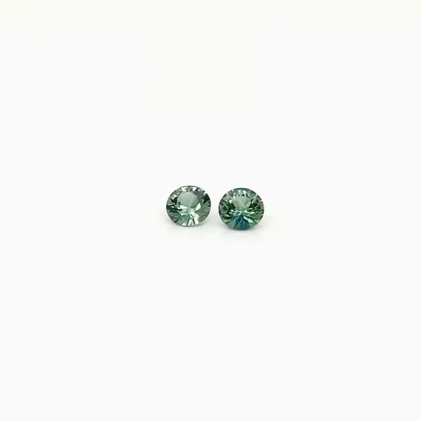 Pair of Teal Sapphires, .62cttw Jaymark Jewelers Cold Spring, NY