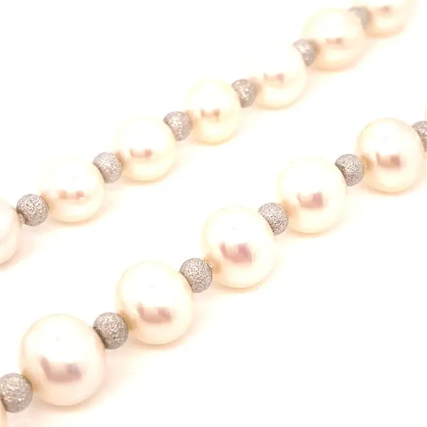 Sterling Silver Bead and Pearl Necklace Jaymark Jewelers Cold Spring, NY