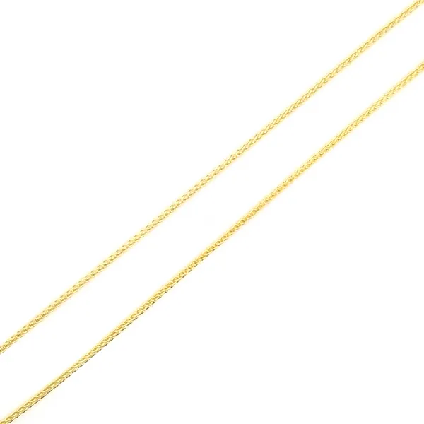14K Yellow Gold 1.2mm Wheat Chain, 20