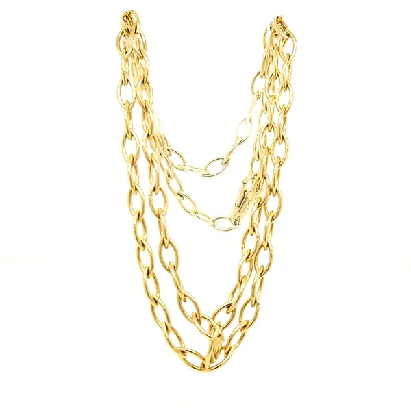 18K Yellow Gold Link Chain, 18