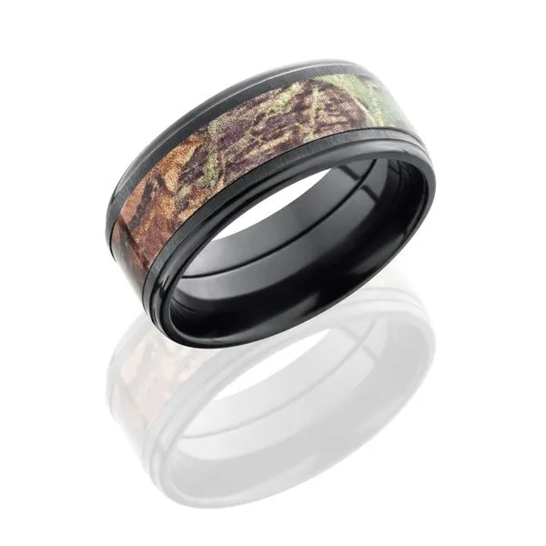 Zirconium and Camo 9mm Wedding Band Jaymark Jewelers Cold Spring, NY