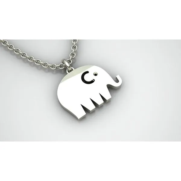 Tiffany necklace elephant hot sale