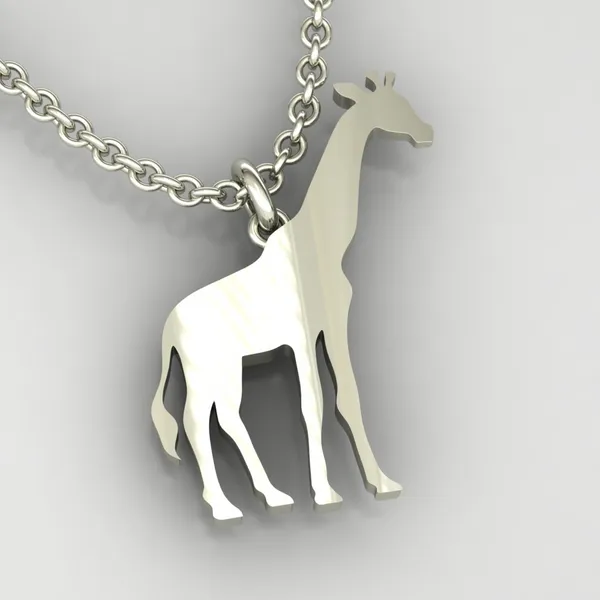 Sterling Silver Giraffe Necklace Jaymark Jewelers Cold Spring, NY