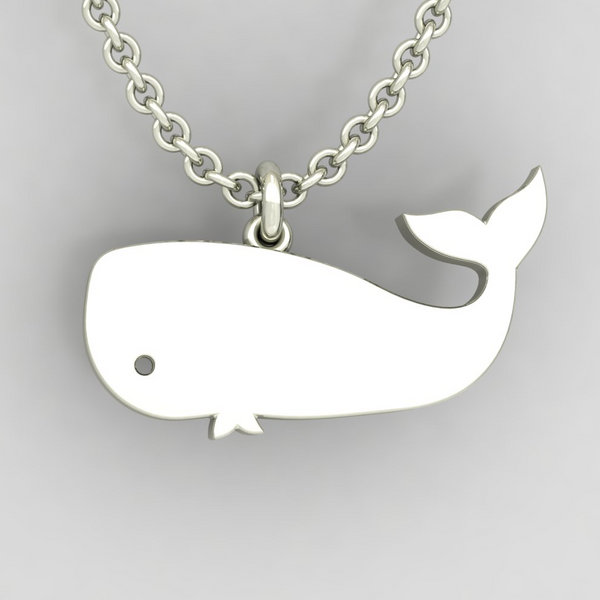 Sterling Silver Whale Necklace Jaymark Jewelers Cold Spring, NY
