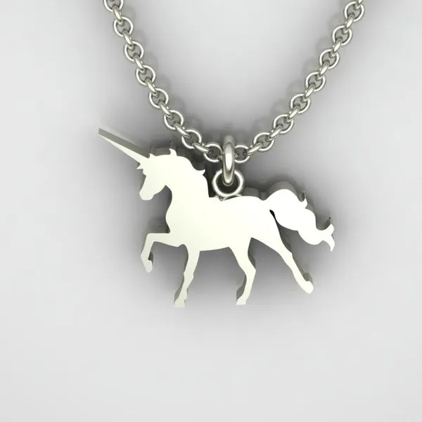 Sterling Silver Unicorn Necklace Jaymark Jewelers Cold Spring, NY