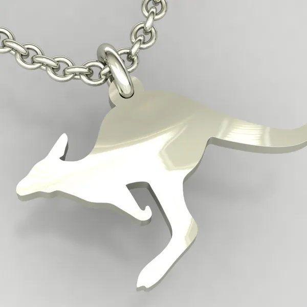 Sterling Silver Kangaroo Necklace Jaymark Jewelers Cold Spring, NY