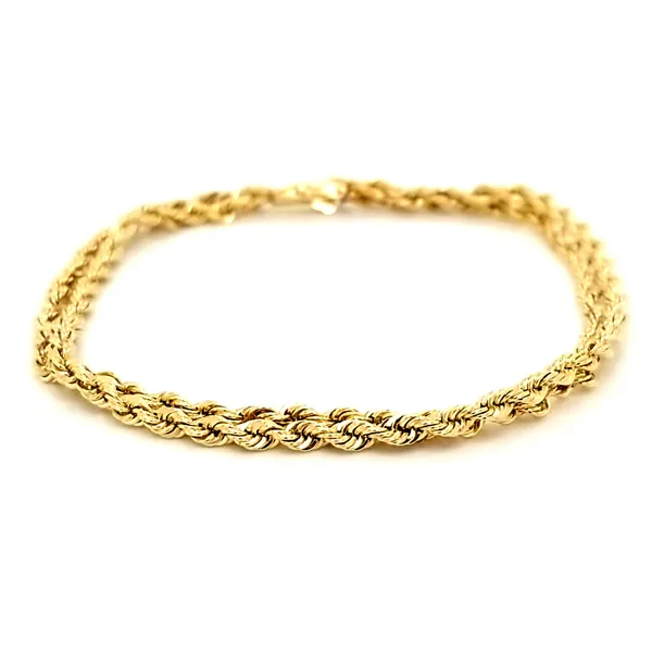 14K Yellow Gold Double Rope Bracelet Jaymark Jewelers Cold Spring, NY