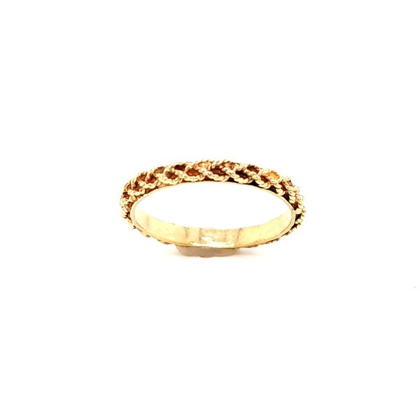 14K Yellow Gold 2.5mm Braided Band Jaymark Jewelers Cold Spring, NY