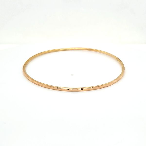 Gold Diamond-Cut Bangle bracelet Jaymark Jewelers Cold Spring, NY