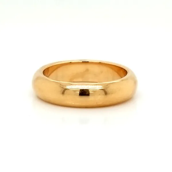 18K Yellow Gold 4mm Domed Band Jaymark Jewelers Cold Spring, NY