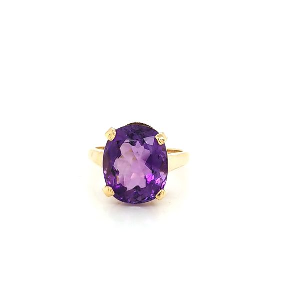 14k yellow gold oval amethyst ring Jaymark Jewelers Cold Spring, NY
