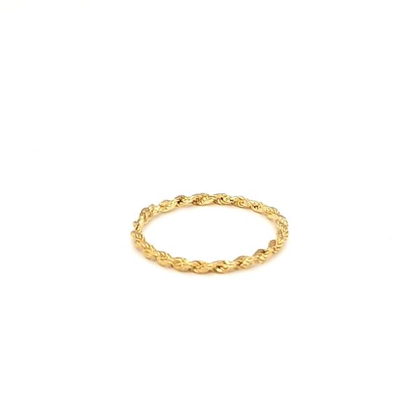 14k yellow gold fine twist band Jaymark Jewelers Cold Spring, NY