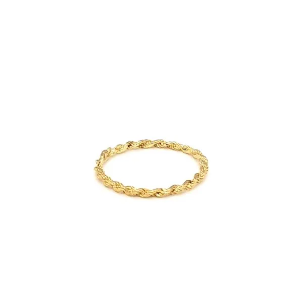 14k yellow gold fine twist band Jaymark Jewelers Cold Spring, NY