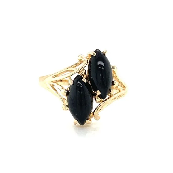 14K Yellow Gold Black Onyx Ring Jaymark Jewelers Cold Spring, NY