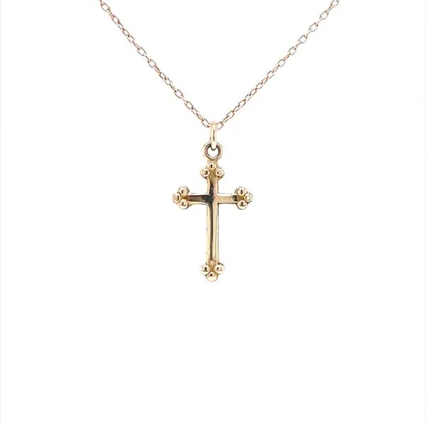 10K Yellow Gold Small Cross Jaymark Jewelers Cold Spring, NY