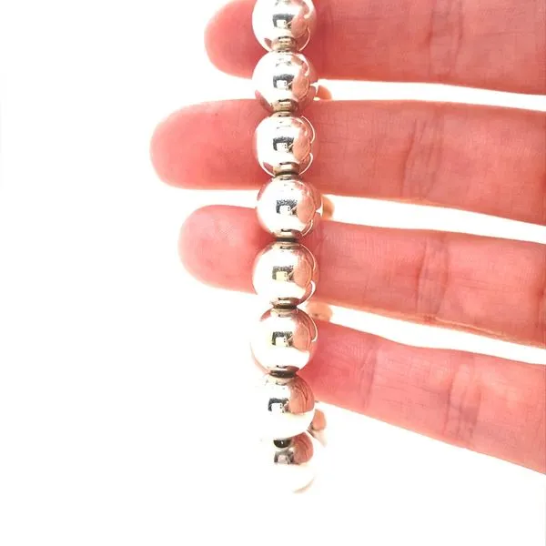 Sterling Silver Tiffany & Company Large Bead Bracelet Image 2 Jaymark Jewelers Cold Spring, NY