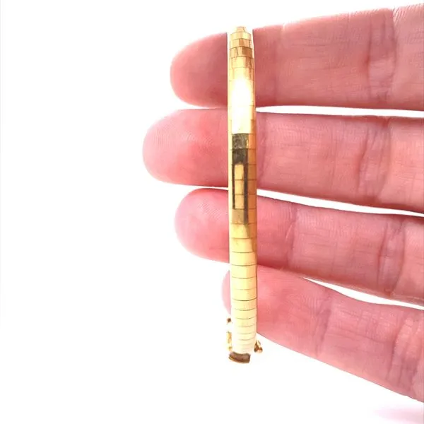 14K Yellow Gold Omega Bracelet Image 2 Jaymark Jewelers Cold Spring, NY