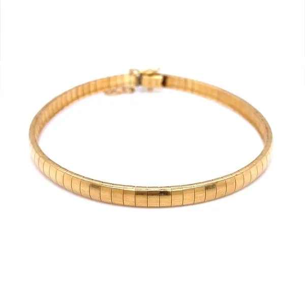 14K Yellow Gold Omega Bracelet Jaymark Jewelers Cold Spring, NY