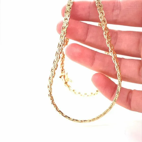 14K Yellow Gold Bismark Necklace Image 2 Jaymark Jewelers Cold Spring, NY