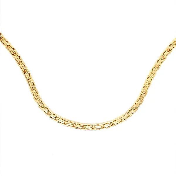 14K Yellow Gold Bismark Necklace Jaymark Jewelers Cold Spring, NY