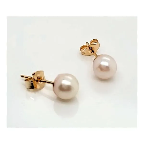 14KY 5mm Pearl Studs Jaymark Jewelers Cold Spring, NY