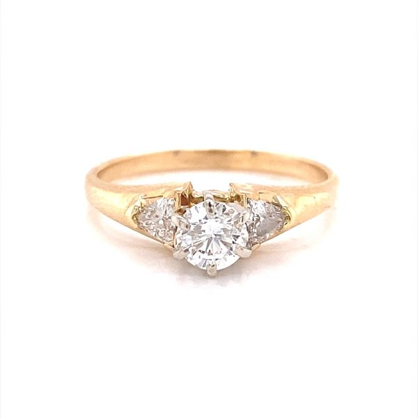 14K Yellow Gold Diamond Engagement Ring Jaymark Jewelers Cold Spring, NY