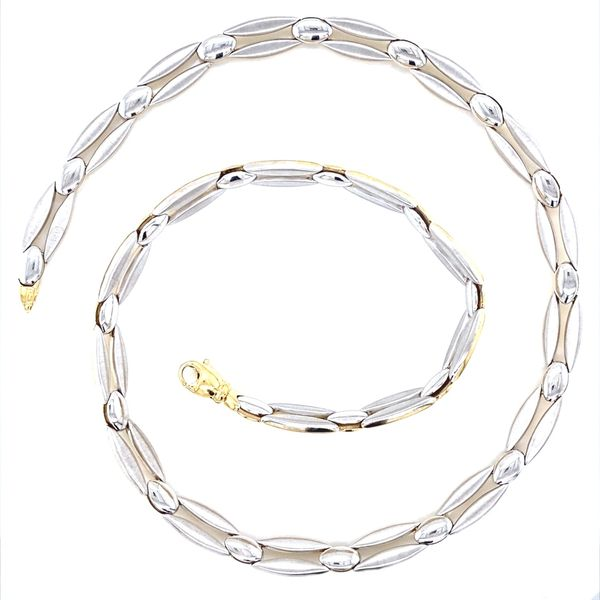 Two-tone Circles Pendant & Necklace | Pandora UK