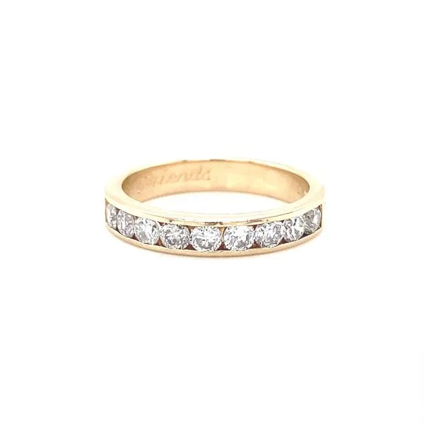 14K Yellow Gold Channel Set Diamond Band, .50cttw Jaymark Jewelers Cold Spring, NY