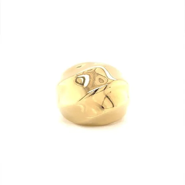 18K Yellow Gold Dome Wave Ring Jaymark Jewelers Cold Spring, NY