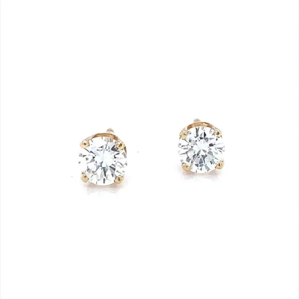 14K Yellow Gold Diamond Stud Earrings, .32cttw Jaymark Jewelers Cold Spring, NY